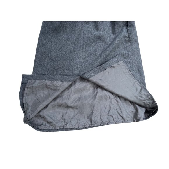 JH Collections Size 8/9 Grey wool/ polyester Skirt Knee Length 26c - Picture 9 of 13